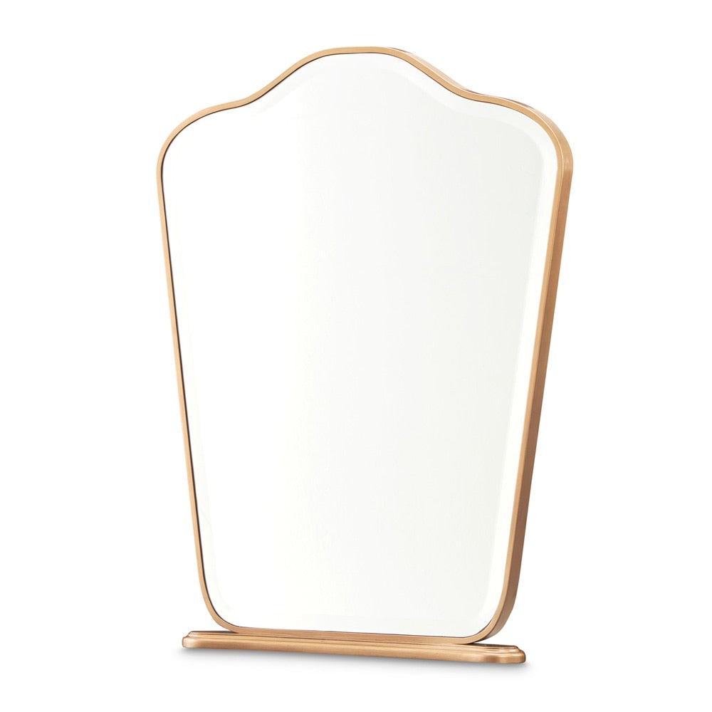 AICO by Michael Amini - Camellia Field Vanity with Mirror & Chair - Warm Pecan - 9090058VAN3-400 veiw 2