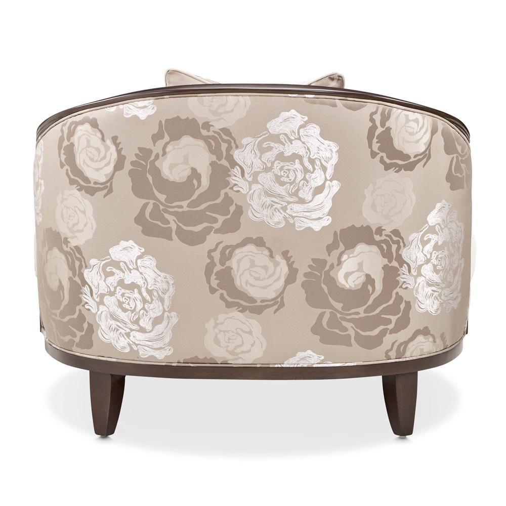 AICO by Michael Amini - Camellia Field Velvet Matching Chair - Porcini/Warm Pecan - 9090835-LINEN-400 veiw 4