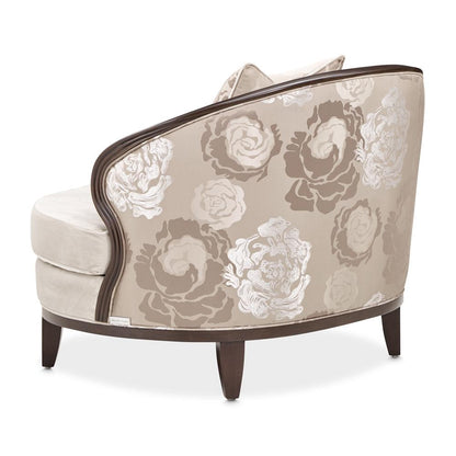 AICO by Michael Amini - Camellia Field Velvet Matching Chair - Porcini/Warm Pecan - 9090835-LINEN-400 veiw 5
