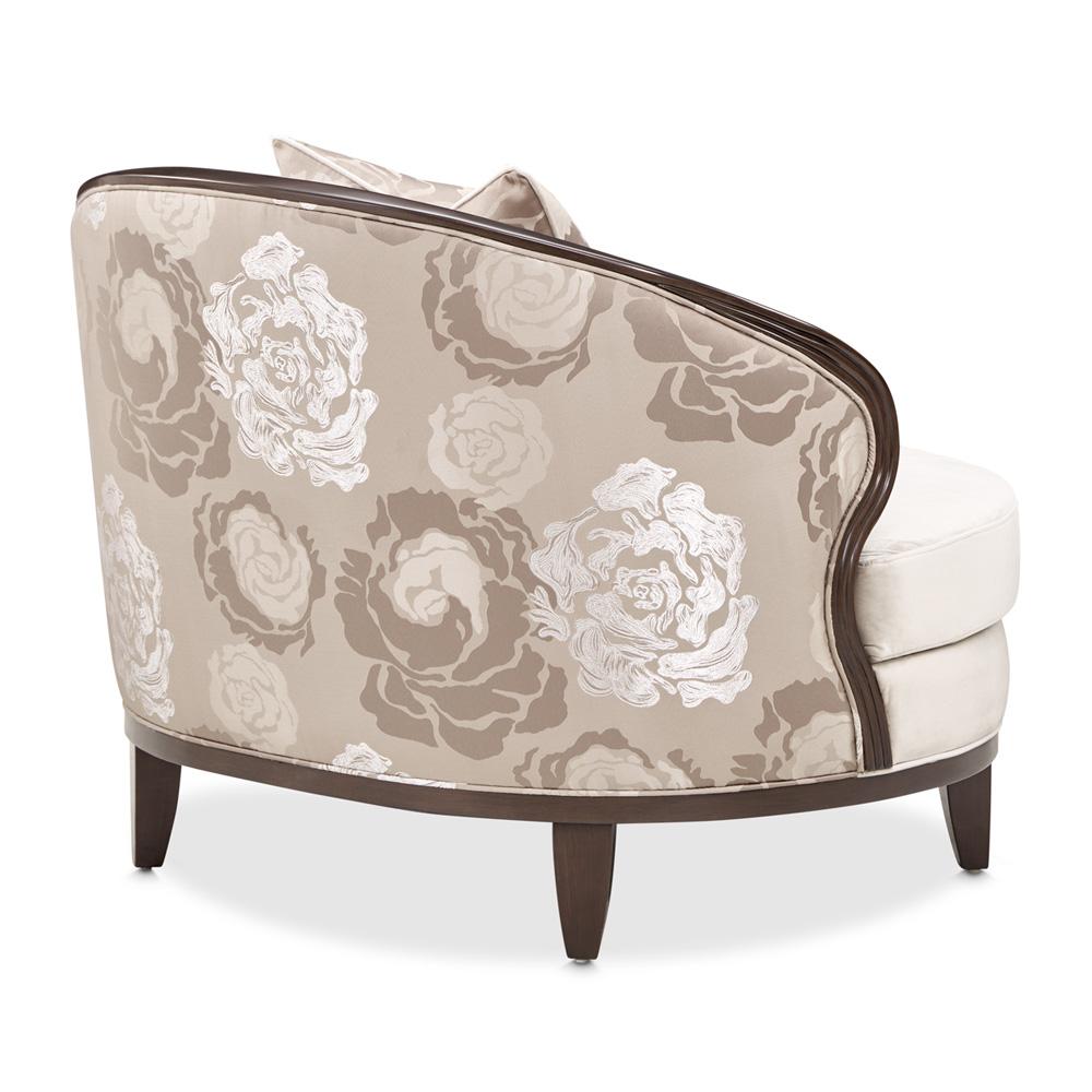 AICO by Michael Amini - Camellia Field Velvet Matching Chair - Porcini/Warm Pecan - 9090835-LINEN-400 veiw 6