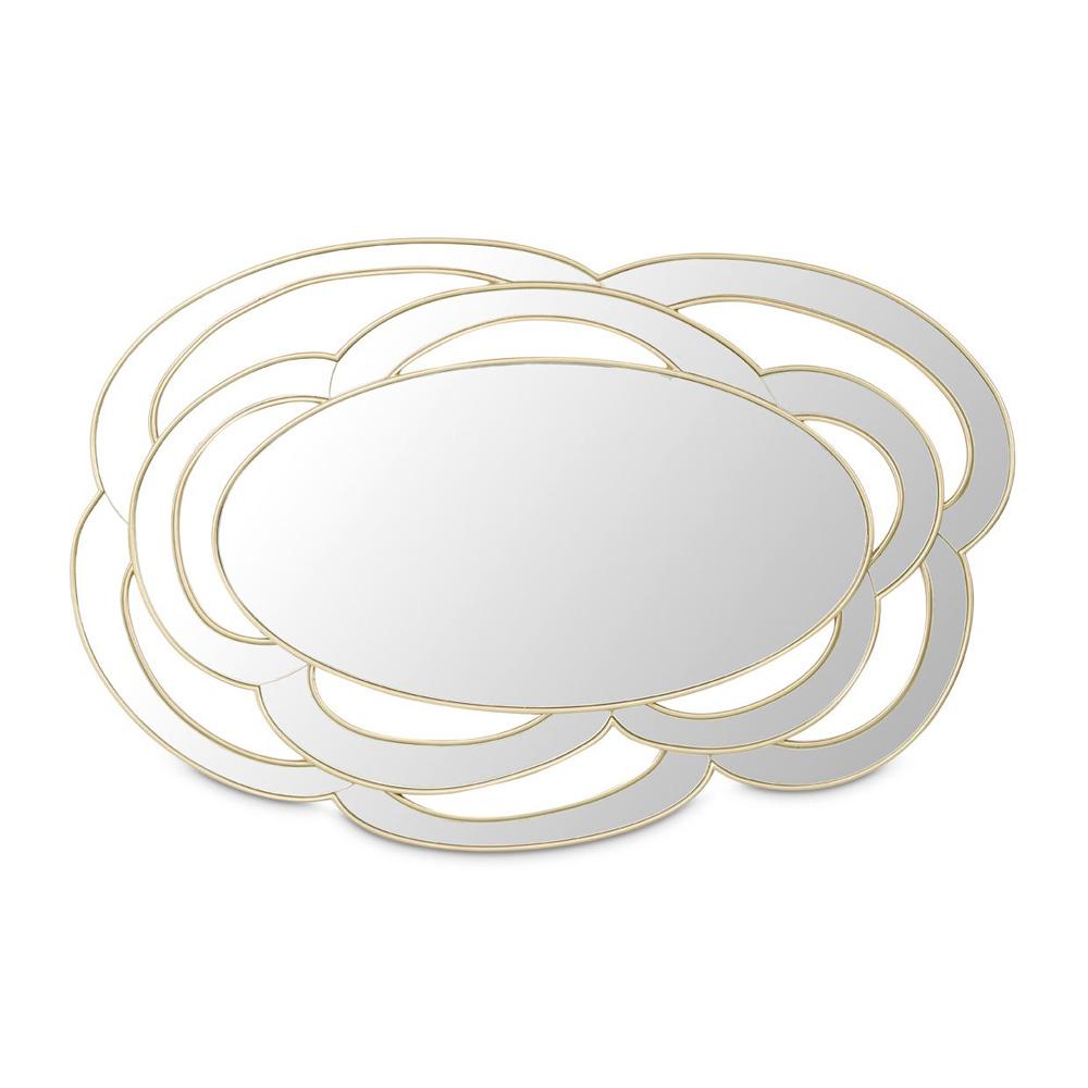 AICO by Michael Amini - Camellia Field Wall Mirror - Antique Gold - 9090260-811 veiw 3