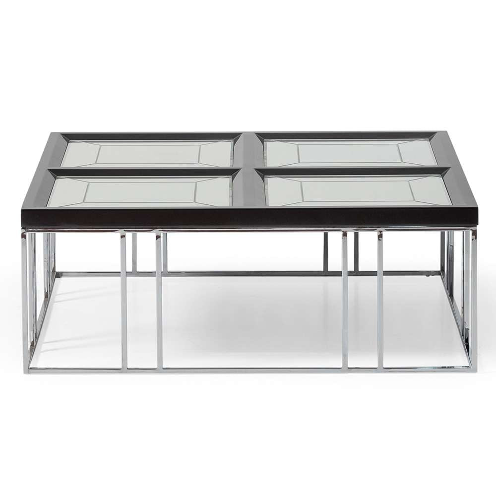 AICO by Michael Amini - Carmela Cocktail Table - Glossy  Charcoal Sand - LFR-CRMA201-830 veiw 3