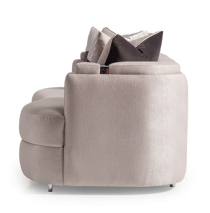 AICO by Michael Amini - Carmela Sofa - Zinc/Silver - LFR-CRMA815-ZNC-808 veiw 3