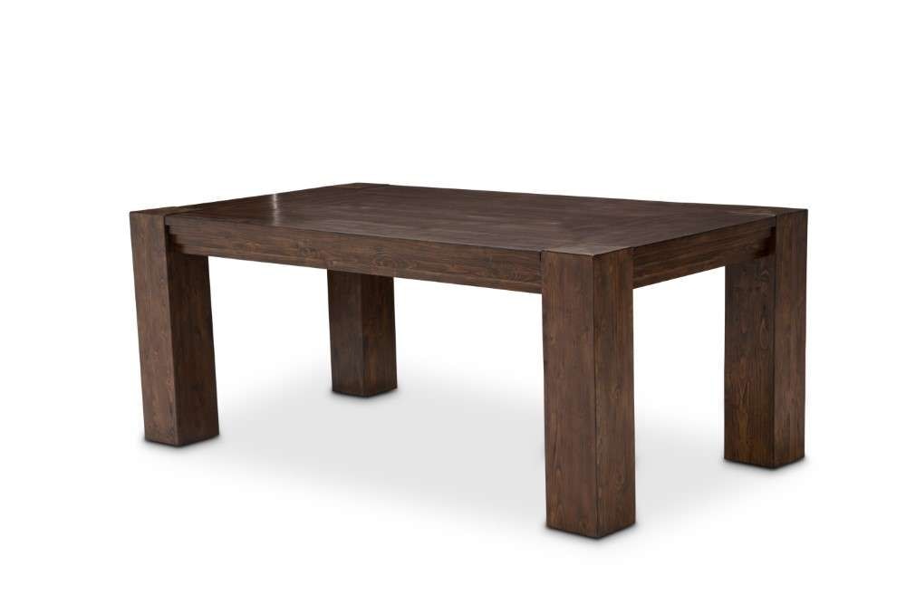 AICO by Michael Amini - Carrollton - 4 Leg Rectangular Dining Table - Rustic Ranch - KI-CRLN000-407 veiw 1