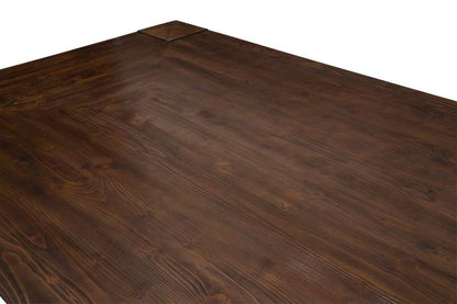 AICO by Michael Amini - Carrollton - 4 Leg Rectangular Dining Table - Rustic Ranch - KI-CRLN000-407 veiw 3