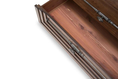 AICO by Michael Amini - Carrollton - 6 Drawer Chest - Rustic Ranch - KI-CRLN070-407N veiw 3