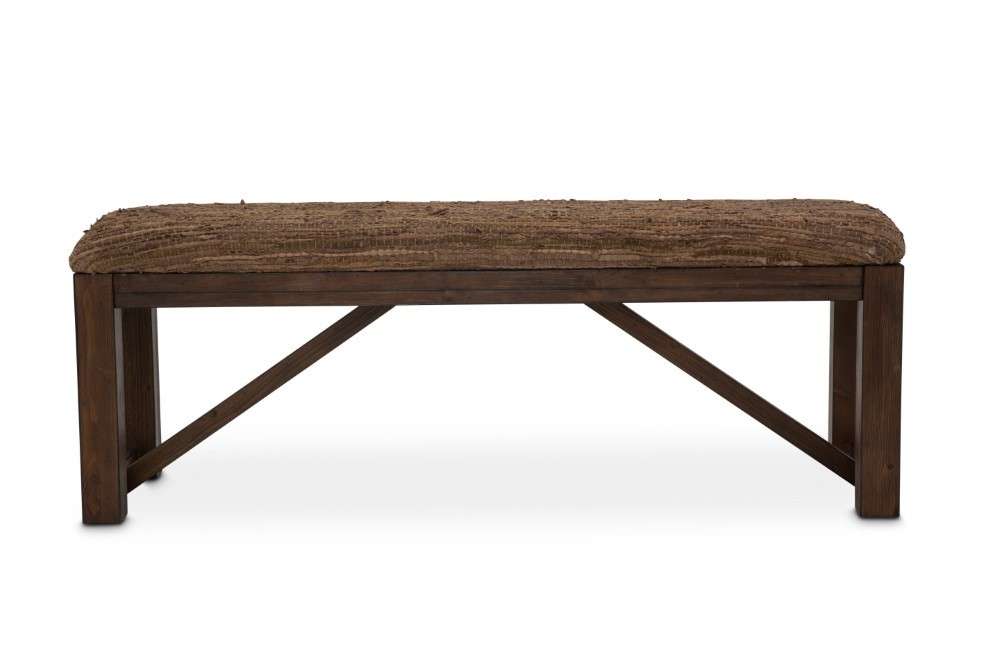 AICO by Michael Amini - Carrollton - Bench - Rustic Ranch - KI-CRLN904-407N veiw 2