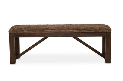 AICO by Michael Amini - Carrollton - Bench - Rustic Ranch - KI-CRLN904-407N veiw 2
