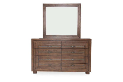 AICO by Michael Amini - Carrollton - Dresser & Mirror - Rustic Ranch - KI-CRLN050-60-407 veiw 2