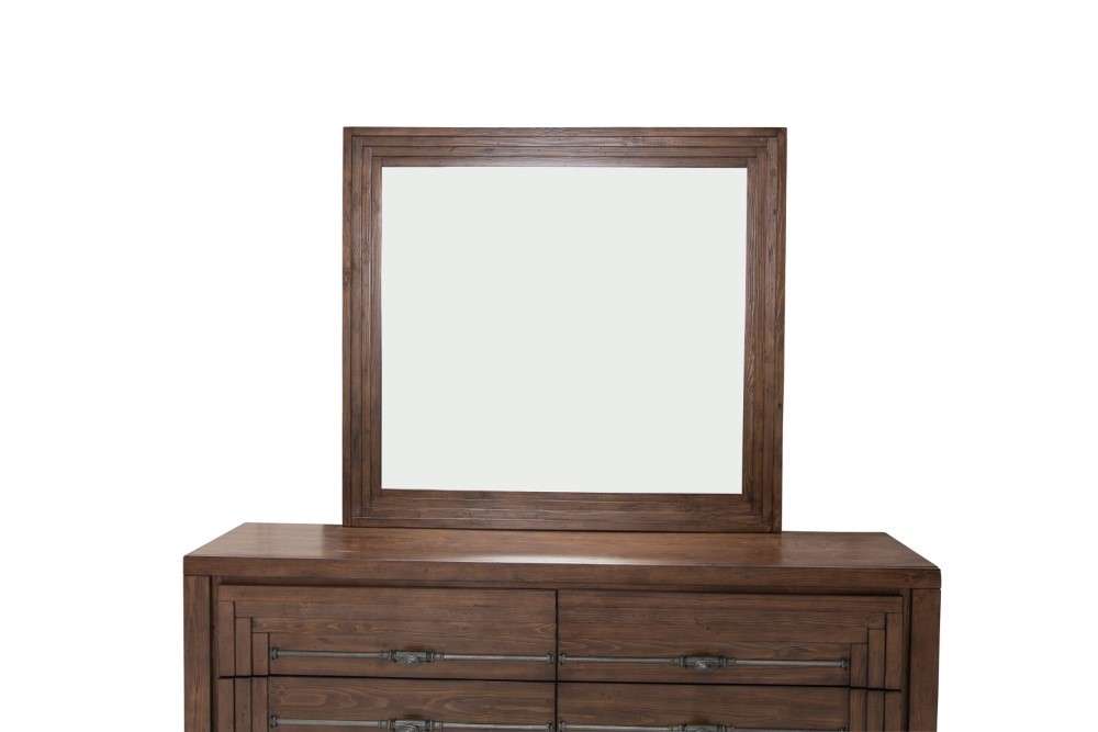 AICO by Michael Amini - Carrollton - Dresser & Mirror - Rustic Ranch - KI-CRLN050-60-407 veiw 5