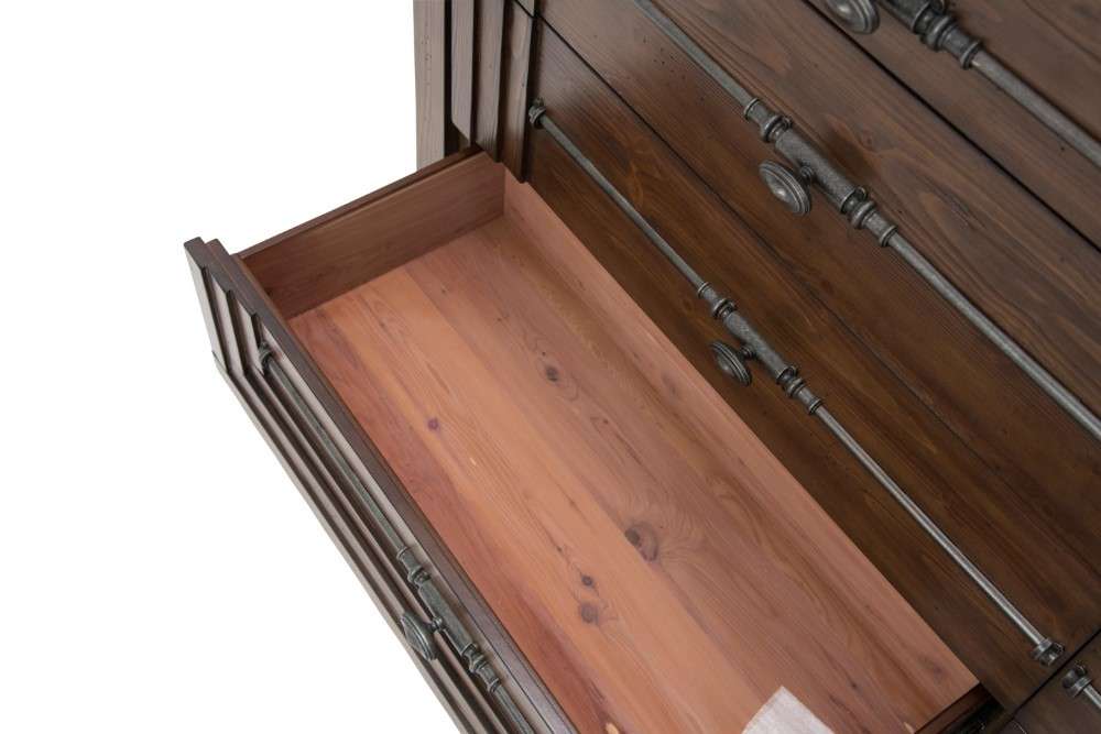 AICO by Michael Amini - Carrollton - Dresser & Mirror - Rustic Ranch - KI-CRLN050-60-407 veiw 7