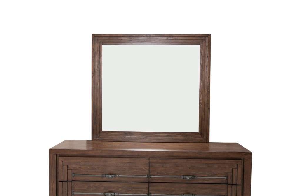 AICO by Michael Amini - Carrollton - Dresser & Mirror - Rustic Ranch - KI-CRLN050-60-407N veiw 4