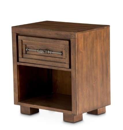 AICO by Michael Amini - Carrollton - Nightstand, 1 Drawer - Rustic Ranch - KI-CRLN040-407 veiw 1