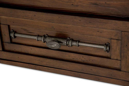 AICO by Michael Amini - Carrollton - Nightstand, 1 Drawer - Rustic Ranch - KI-CRLN040-407 veiw 4