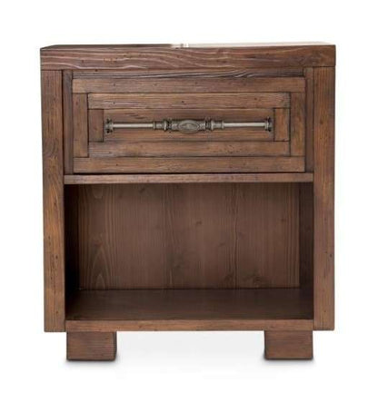 AICO by Michael Amini - Carrollton - Nightstand, 1 Drawer - Rustic Ranch - KI-CRLN040-407N veiw 1