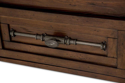 AICO by Michael Amini - Carrollton - Nightstand, 1 Drawer - Rustic Ranch - KI-CRLN040-407N veiw 3