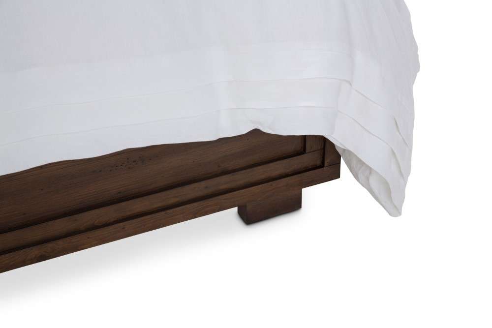AICO by Michael Amini - Carrollton - Queen Panel Bed with Fabric Insert - Rustic Ranch - KI-CRLN000QN-407N veiw 5