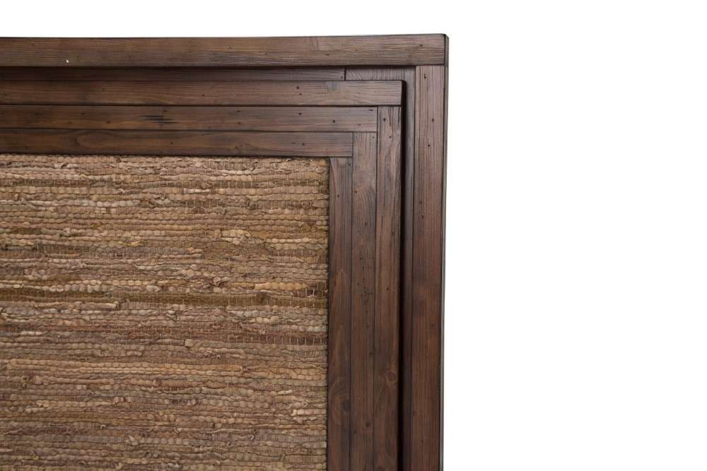 AICO by Michael Amini - Carrollton - Queen Panel Bed with Fabric Insert - Rustic Ranch - KI-CRLN000QN-407N veiw 6