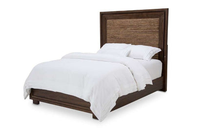 AICO by Michael Amini - Carrollton - Queen Panel Bed with Fabric Insert - Rustic Ranch - KI-CRLN000QN-407N veiw 7