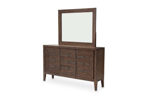 AICO by Michael Amini - Carrollton - Sideboard & Mirror - Rustic Ranch - KI-CRLN007-67-407 veiw 1