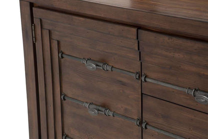 AICO by Michael Amini - Carrollton - Sideboard & Mirror - Rustic Ranch - KI-CRLN007-67-407 veiw 4