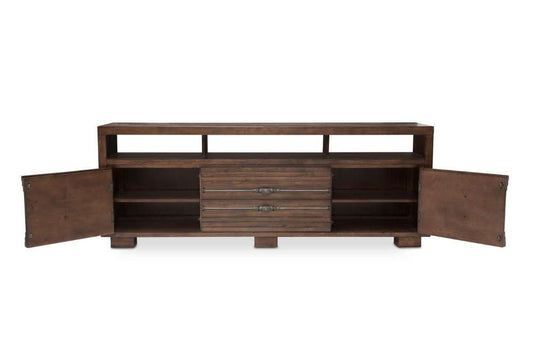 AICO by Michael Amini - Carrollton - TV Console - Rustic Ranch - KI-CRLN081-407N veiw 2