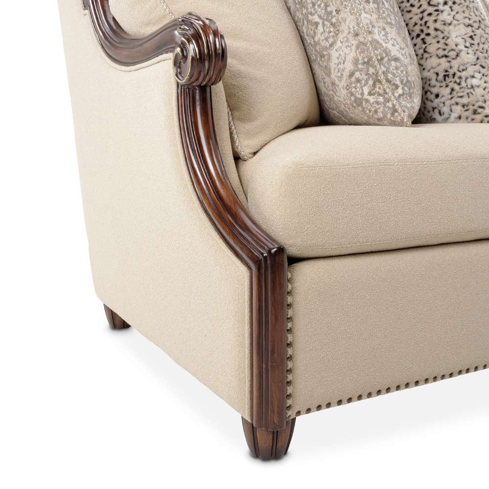 AICO by Michael Amini - Chamberi Sectional Sofa - Toast/Warm Cognac - 9059800-TOAST4SE-413 veiw 3