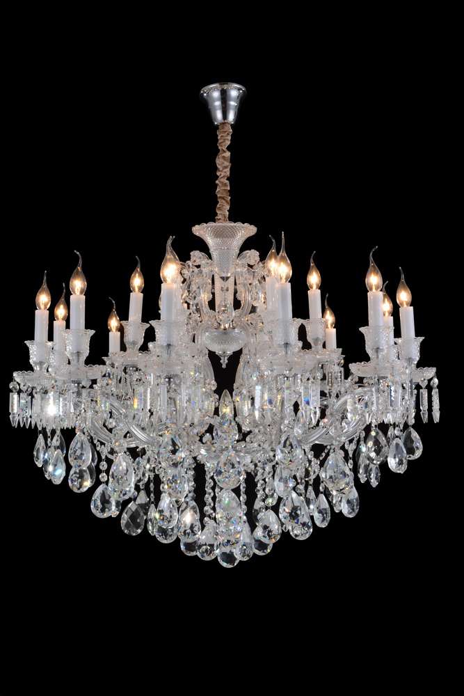 AICO by Michael Amini - Chambord 19 Light Chandelier - LT-CH903-19CLR veiw 1