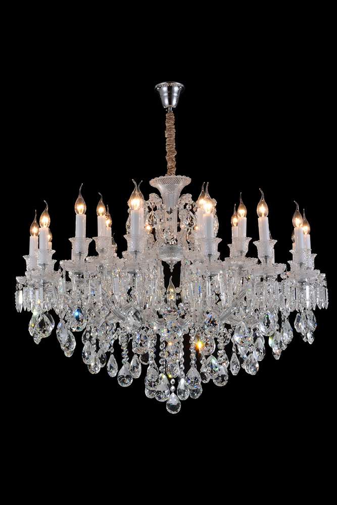 AICO by Michael Amini - Chambord 25 Light Chandelier - LT-CH904-25CLR veiw 1