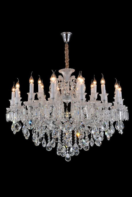 AICO by Michael Amini - Chambord 25 Light Chandelier - LT-CH904-25CLR veiw 1