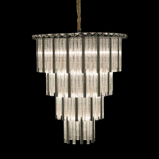 AICO by Michael Amini - Chimes - 15 Light Chandelier - Silver - LT-CH959-15SVL veiw 1