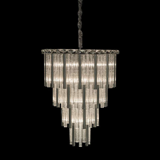 AICO by Michael Amini - Chimes - 18 Light Chandelier - Silver - LT-CH960-18SVL veiw 1