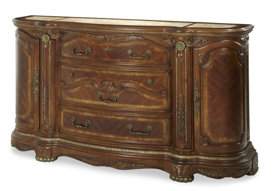 AICO by Michael Amini - Cortina Dresser in Honey Walnut - NF65050SA-28 veiw 1