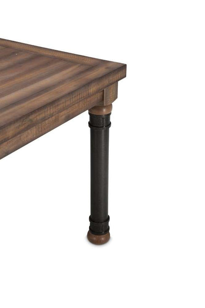 AICO by Michael Amini - Crossings - 4 Leg Rectangular Dining Table - Reclaimed Barn - KI-CRSG000-217 veiw 7