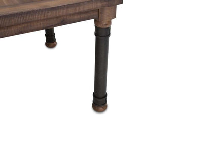 AICO by Michael Amini - Crossings - 4 Leg Rectangular Dining Table - Reclaimed Barn - KI-CRSG000-217 veiw 8