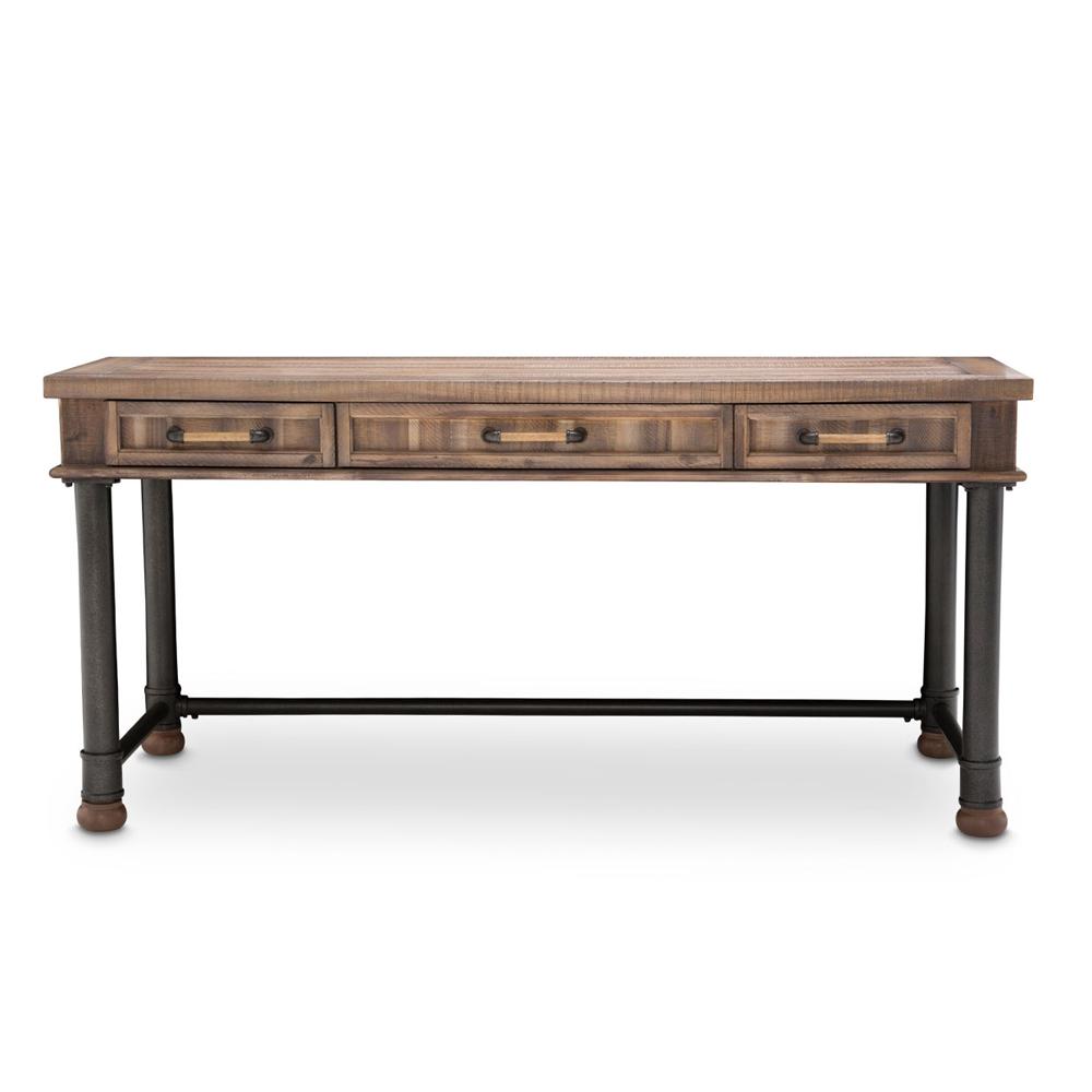 AICO by Michael Amini - Crossings Writing Desk in Reclaimed Barn - KI-CRSG277-217 veiw 2