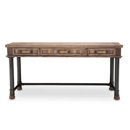 AICO by Michael Amini - Crossings Writing Desk in Reclaimed Barn - KI-CRSG277-217 veiw 2