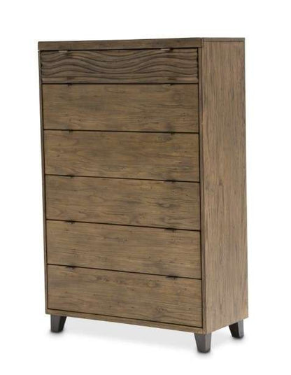 AICO by Michael Amini - Del Mar Sound - 6 Drawer Chest - Boardwalk - KI-DELM070-215 veiw 1