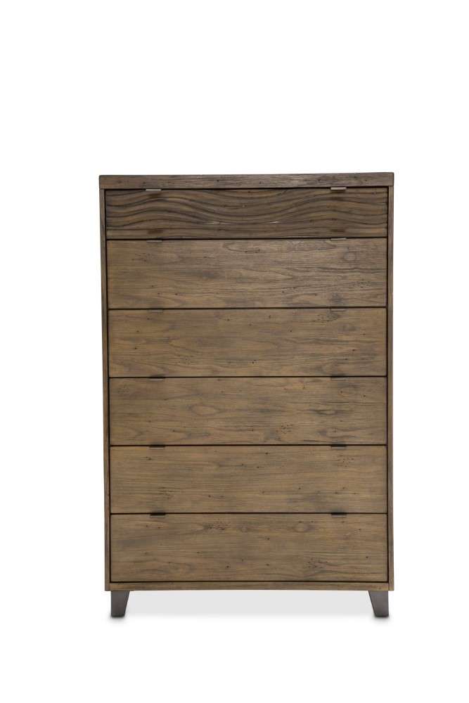 AICO by Michael Amini - Del Mar Sound - 6 Drawer Chest - Boardwalk - KI-DELM070-215 veiw 2
