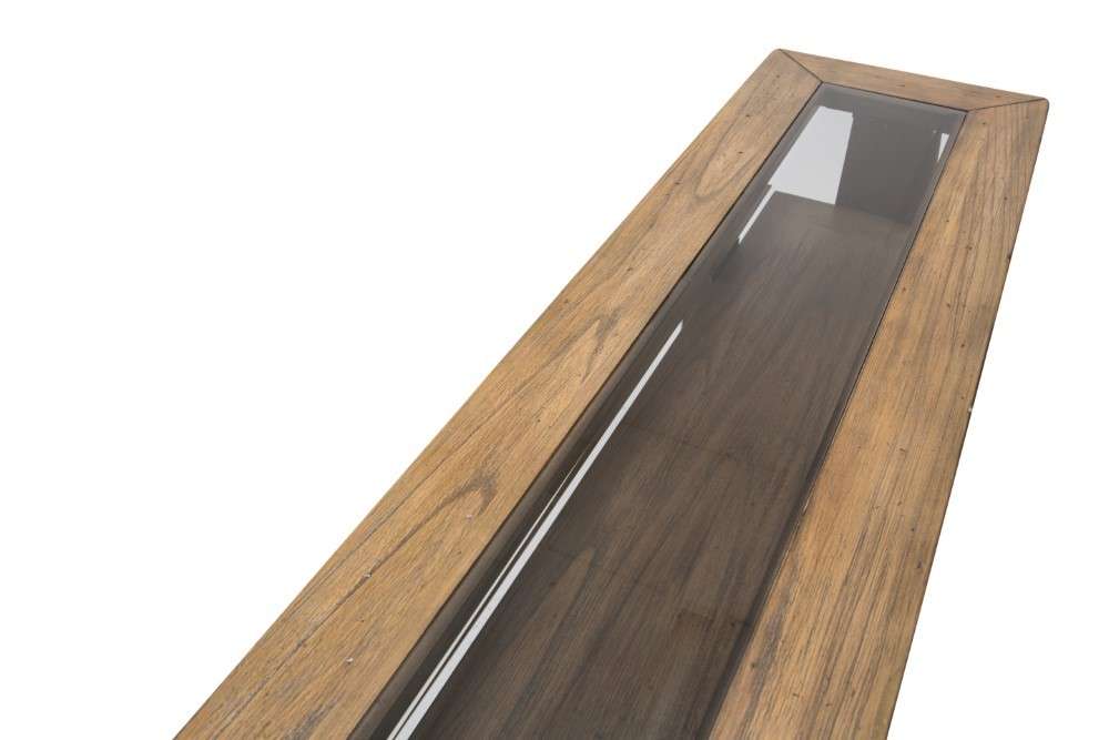 AICO by Michael Amini - Del Mar Sound - Console Table - Boardwalk - KI-DELM223-215 veiw 4