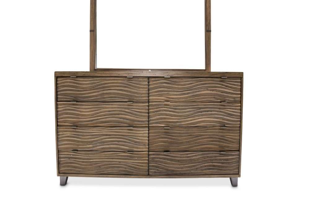 AICO by Michael Amini - Del Mar Sound - Dresser & Mirror - Boardwalk - KI-DELM050-260-215 veiw 6
