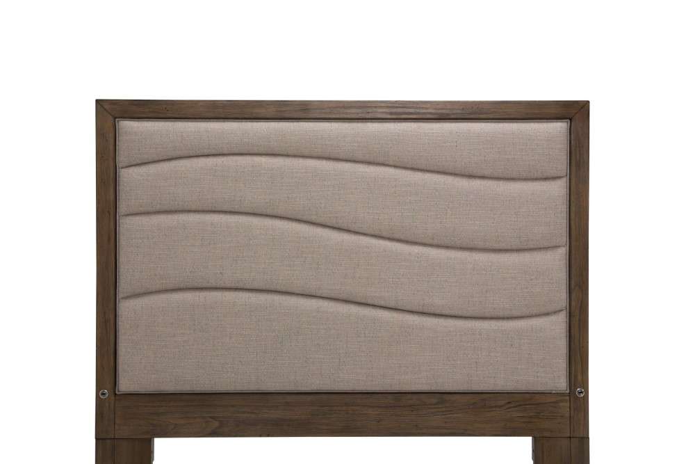 AICO by Michael Amini - Del Mar Sound - Queen Panel Bed with Fabric Insert - Boardwalk - KI-DELM012QN-215 veiw 4