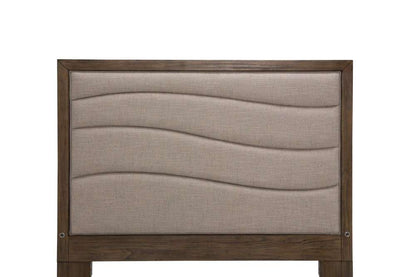 AICO by Michael Amini - Del Mar Sound - Queen Panel Bed with Fabric Insert - Boardwalk - KI-DELM012QN-215 veiw 4
