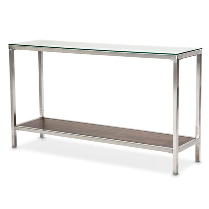 AICO by Michael Amini - Diversey ConsoleTable w/ Glass Top - FS-DVRSY223_CLOSEOUT veiw 1