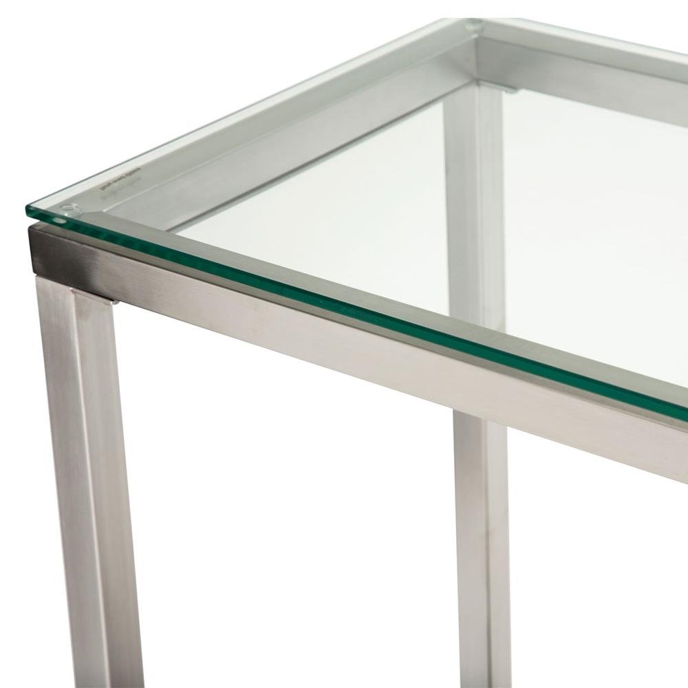 AICO by Michael Amini - Diversey ConsoleTable w/ Glass Top - FS-DVRSY223_CLOSEOUT veiw 2