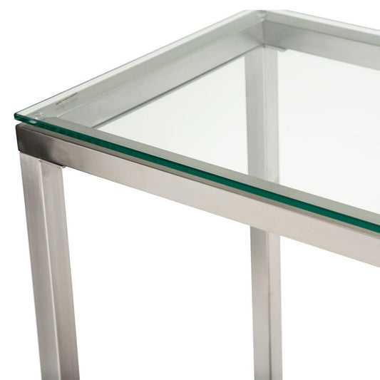 AICO by Michael Amini - Diversey ConsoleTable w/ Glass Top - FS-DVRSY223_CLOSEOUT veiw 2