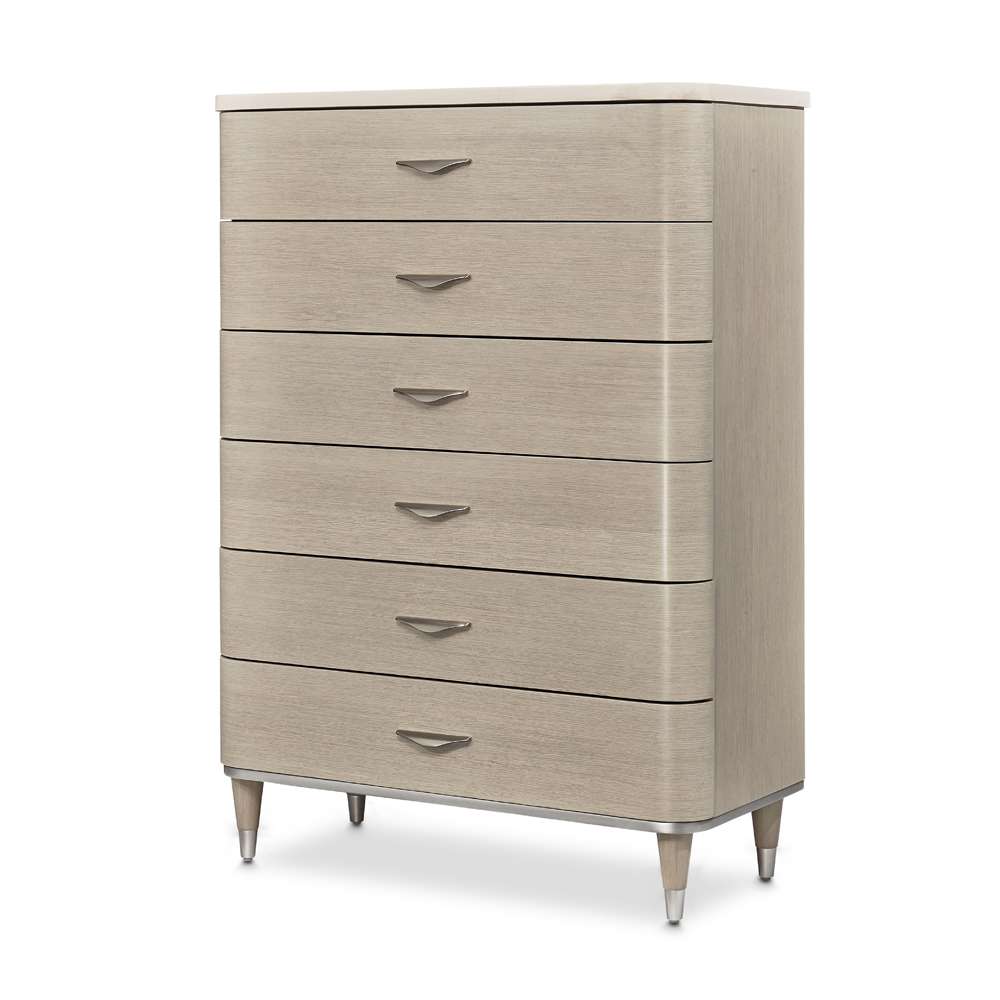 AICO by Michael Amini - Eclipse 6-Drawer Chest - Moonlight - KI-ECLP070SA-135 veiw 1