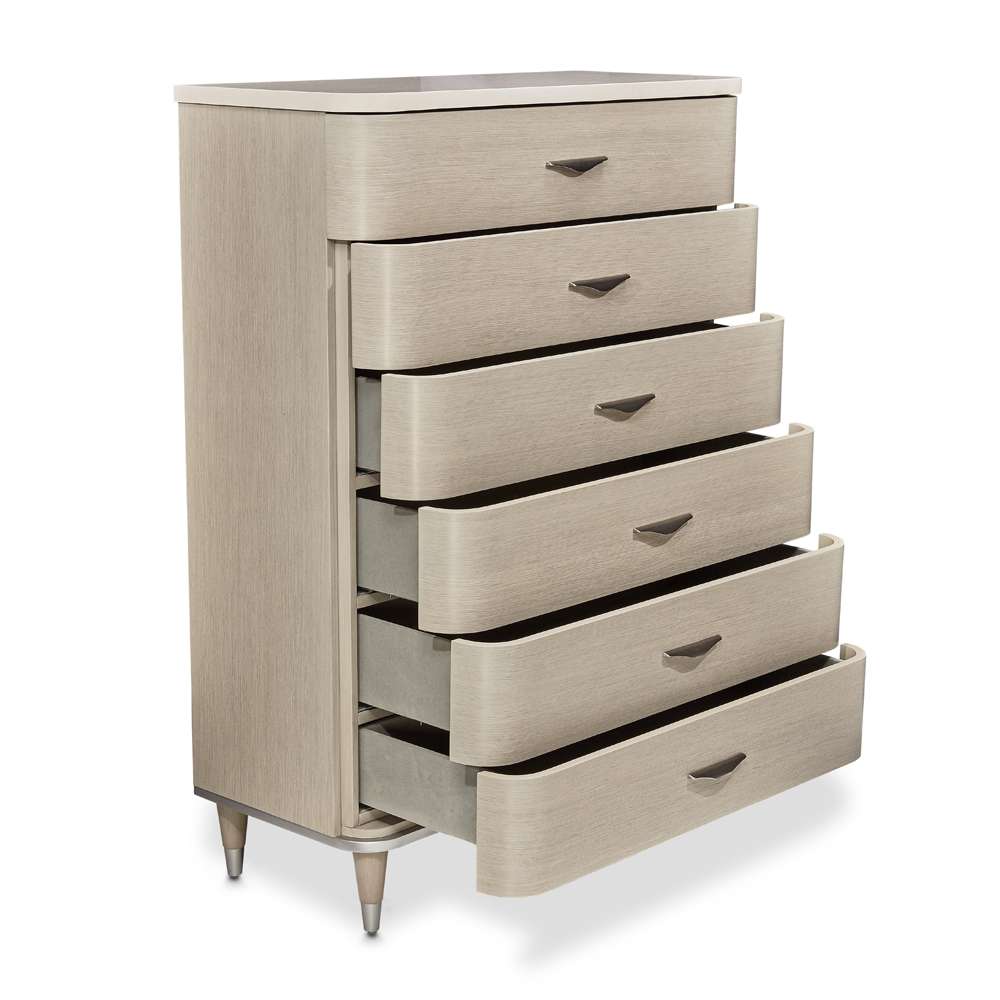 AICO by Michael Amini - Eclipse 6-Drawer Chest - Moonlight - KI-ECLP070SA-135 veiw 6