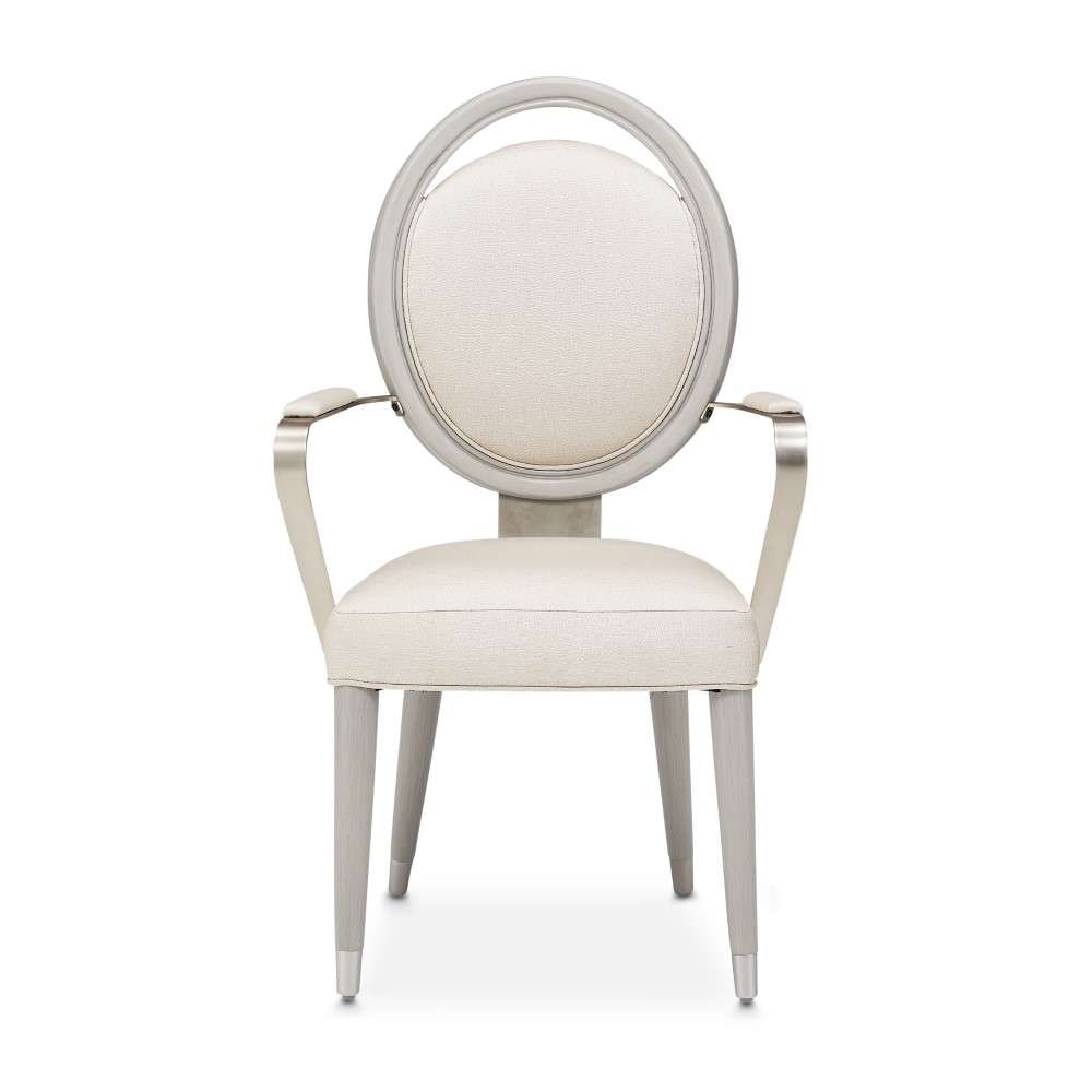 AICO by Michael Amini - Eclipse - Arm Chair - Moonlight Gray (Set of 2) - KI-ECLP004-135 veiw 3