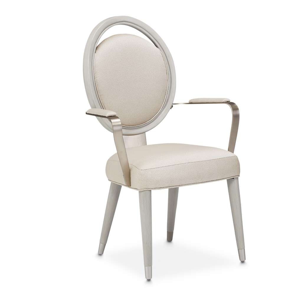 AICO by Michael Amini - Eclipse - Arm Chair - Moonlight Gray (Set of 2) - KI-ECLP004-135 veiw 4